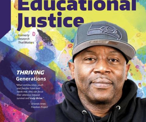 Magazine cover of Advancing Educational Justice