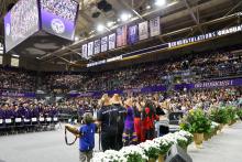 photo of performers at graduation 