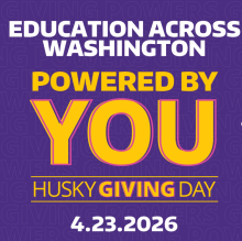 Husky giving day thank you
